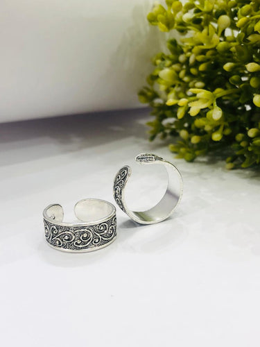 925 Silver Heritage Toe Ring